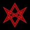 The Horns of Asmodeus (mysticalÂ unicursal hexagram)